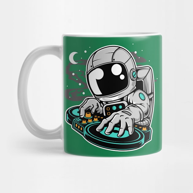 astronaut dj by Mako Design 